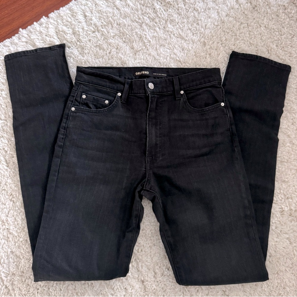 GRLFRND | Karla Ankle Zip Jeans